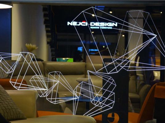 Dekorace showroom NEJČI DESIGN